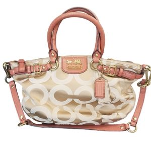 Coach Shoulder Handbag Madison Sophia Satchel Op Art